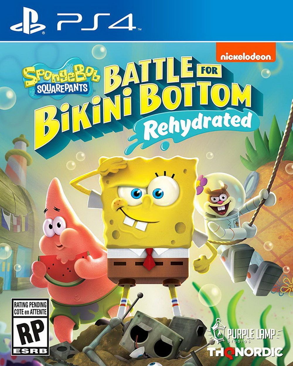 Аренда и прокат SpongeBob SquarePants: Battle for Bikini Bottom -  Rehydrated для PS4