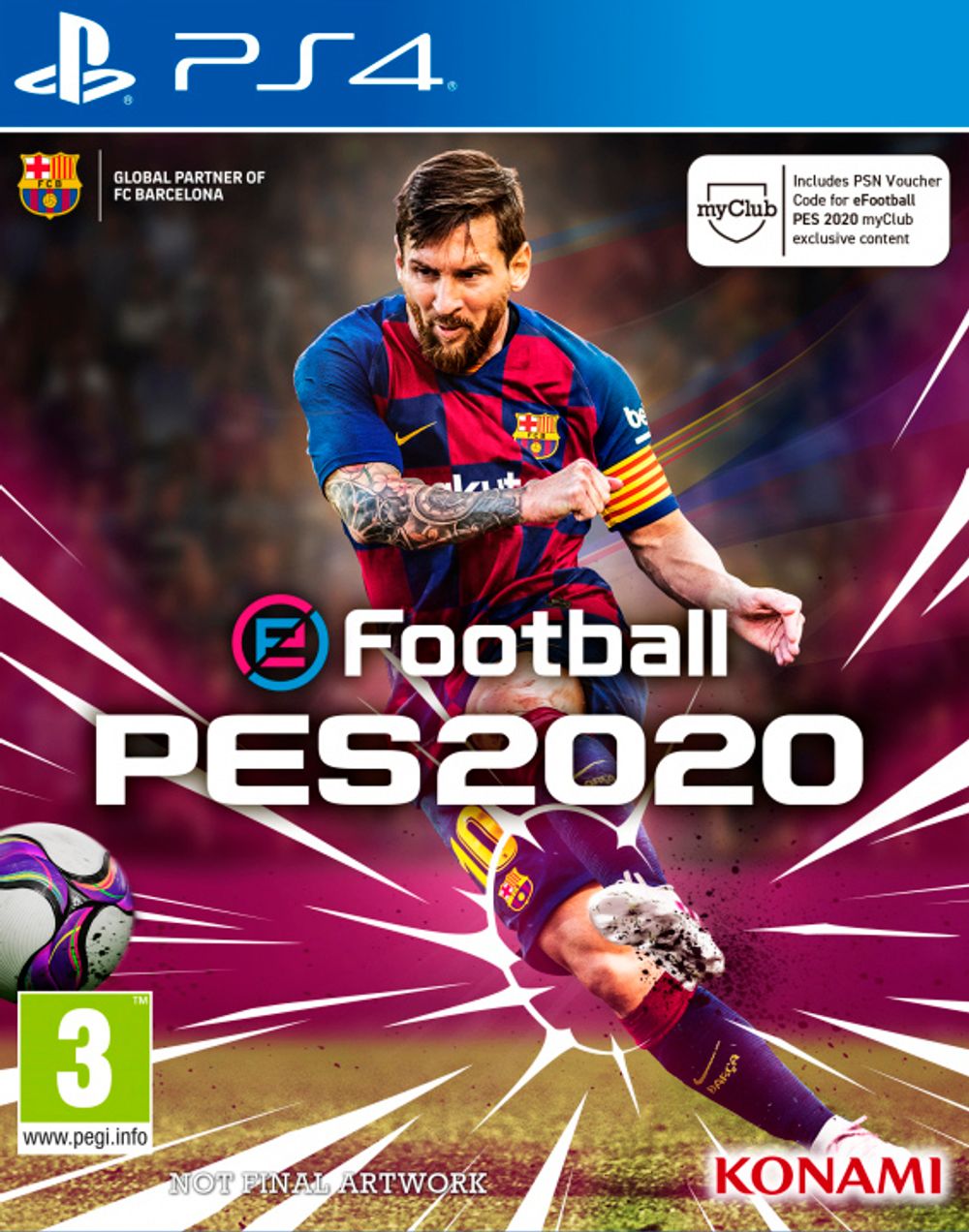 Аренда и прокат eFootball PES 2020 Legend Edition для PS4