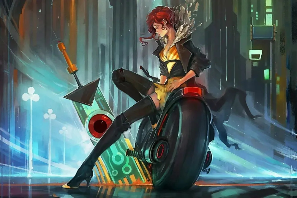 Transistor ( Supergiant Games ) PS4 | PS5