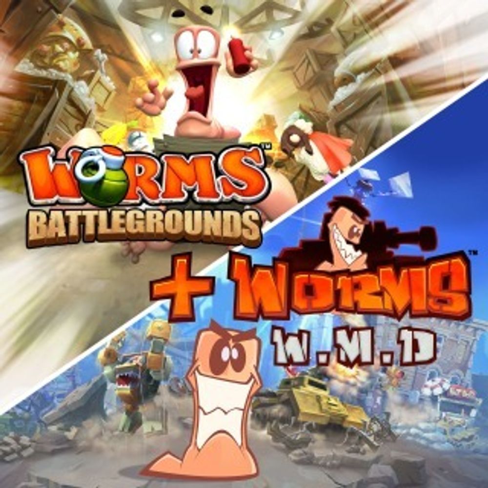Worms Battlegrounds + Worms W.M.D PS4 | PS5