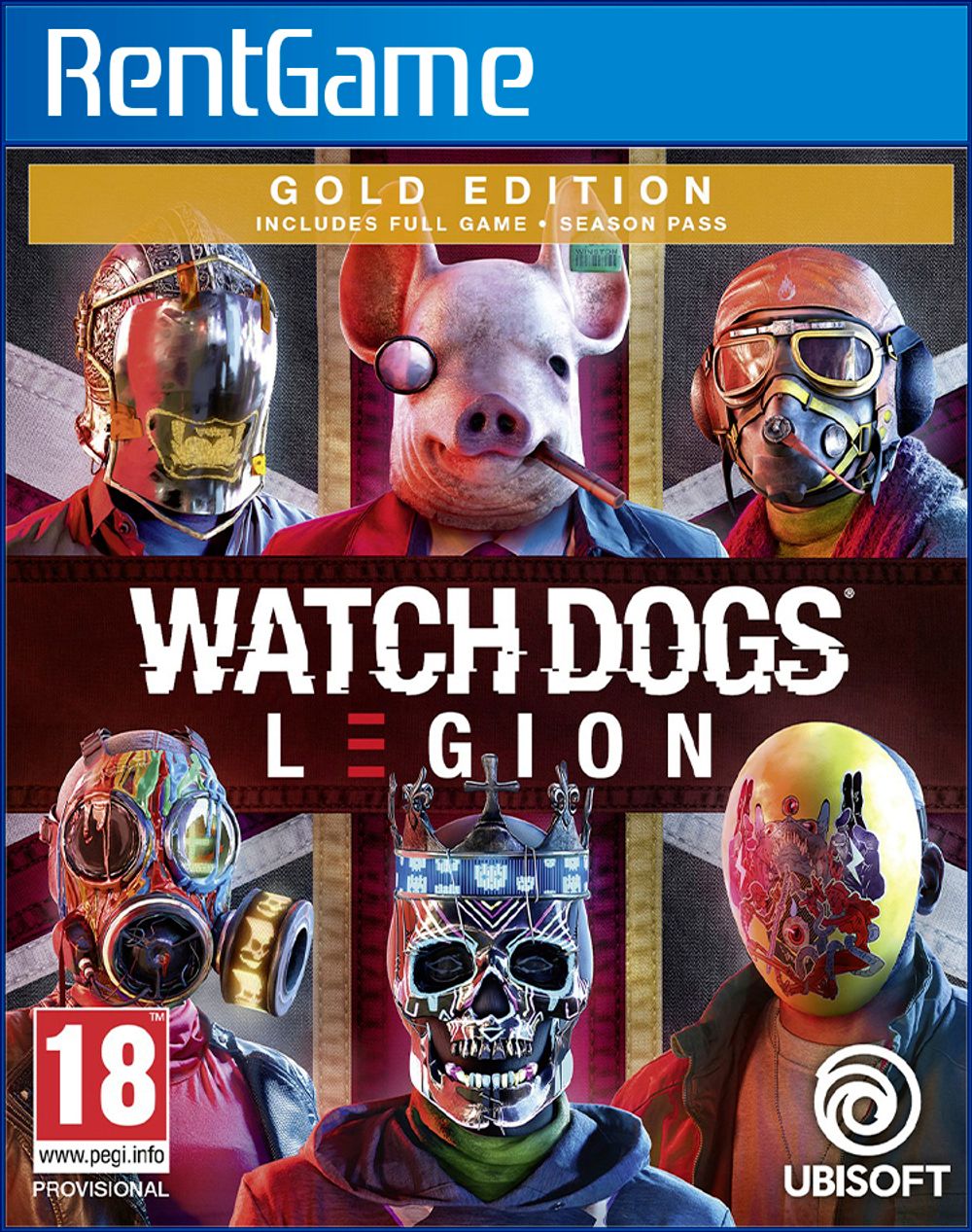 Аренда и прокат Watch Dogs: Legion - Gold Edition для PS4 | PS5