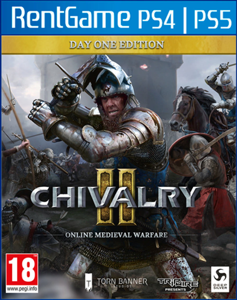 Аренда и прокат Chivalry II или Chivalry 2 для PS4 | PS5