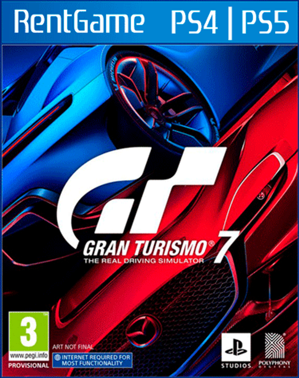 Аренда и прокат Gran Turismo 7 для PS4 | PS5